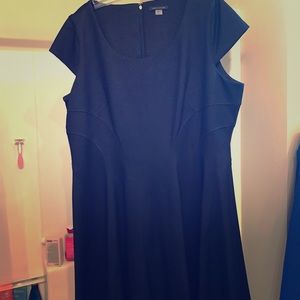 NWOT denim fit and flare dress